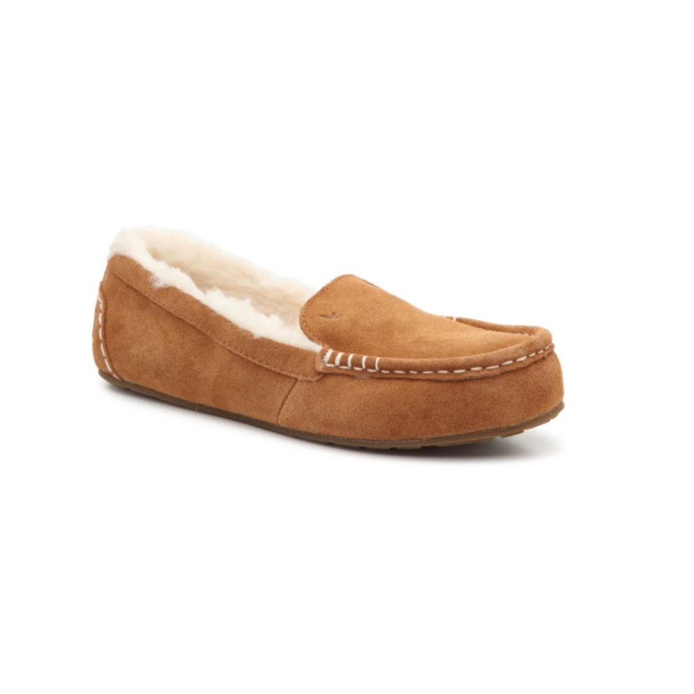 UGG Koolaburra slippers in the color chestnut warm, soft, fuzzy inside